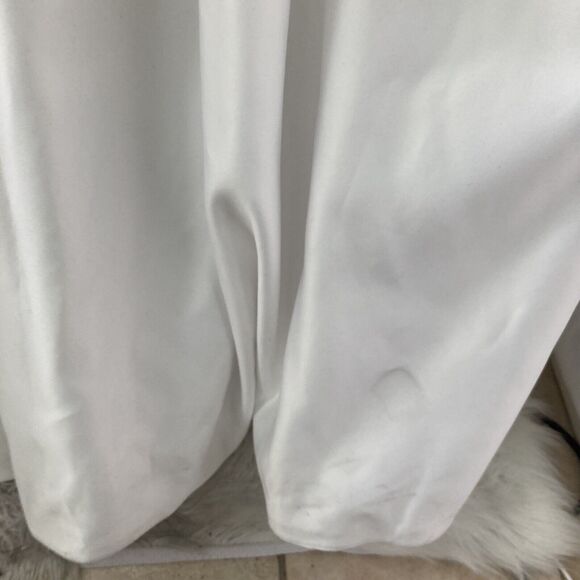 St Tropez Wedding Dress Womens S White Ballgown Beaded Bodice Tulle Train Bridal - Picture 9 of 15